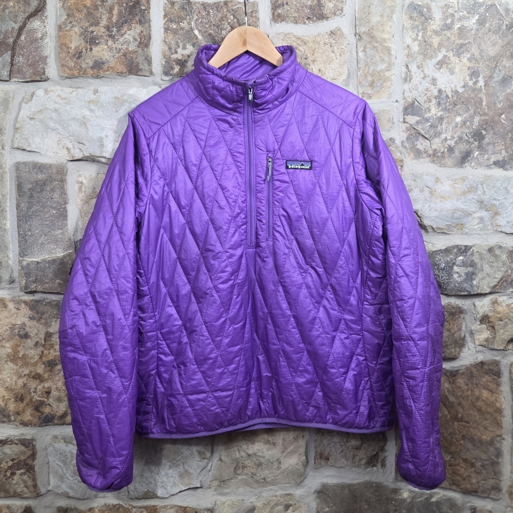 Patagonia Nano Puff Diamond Quilt Quilted Jacket Pullover - Picture 2 of 6